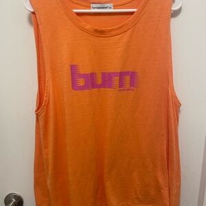 Burn boot camp Orange Tank Top